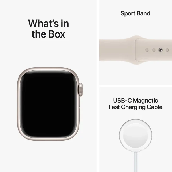 Apple iWatch Series 8 41MM - Starlight - Image 5